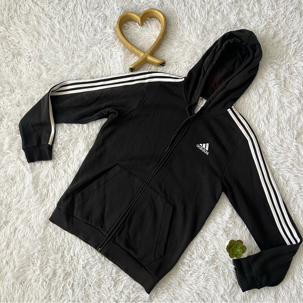 Adidas Black Fleece Hoodie